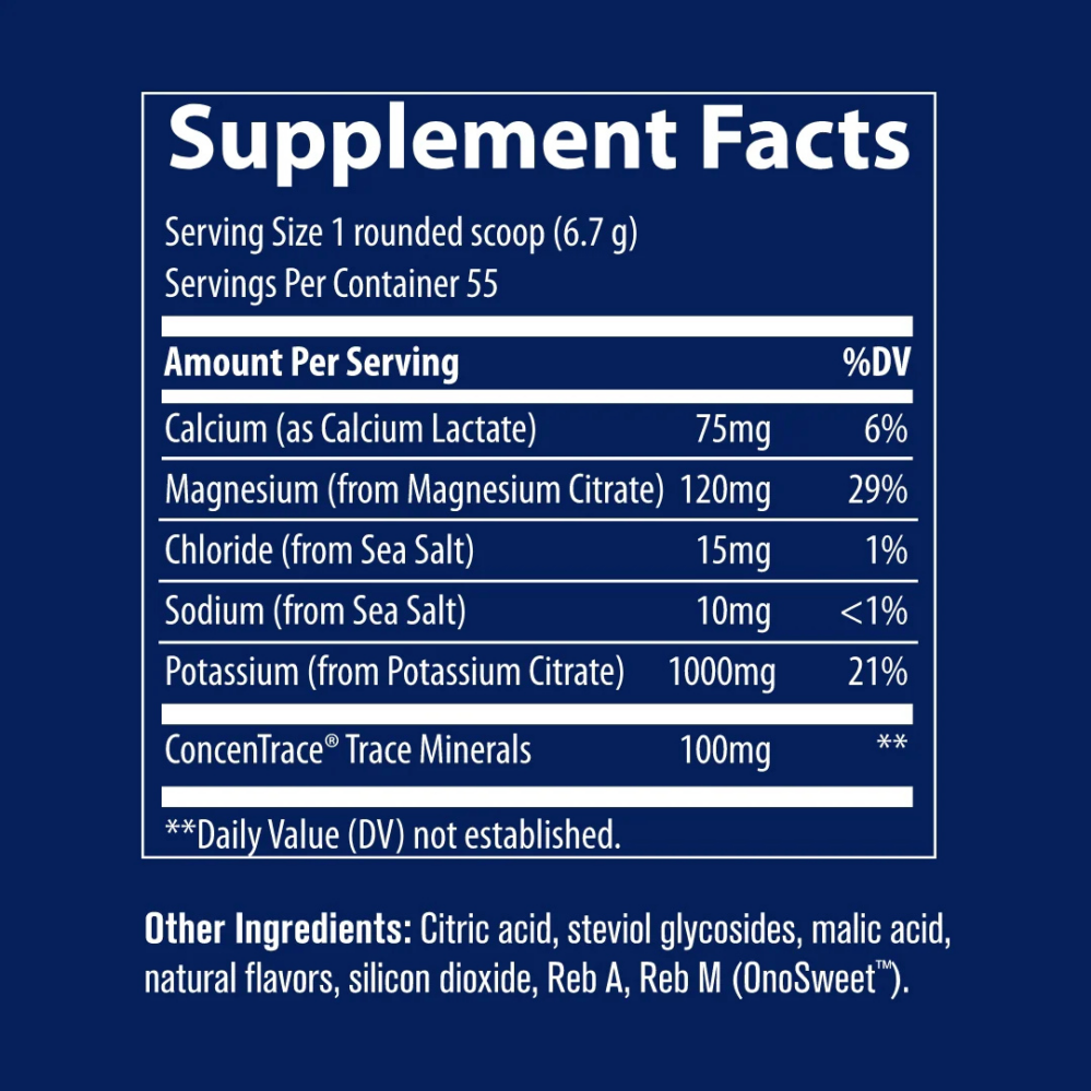 Trace Minerals Keto elektrolyty v prášku