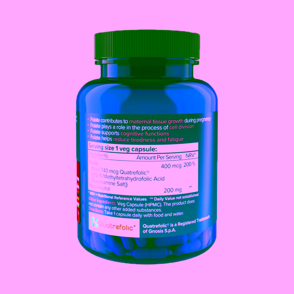 Natios Methyl Folate Aktivní kyselina listová 400 mcg