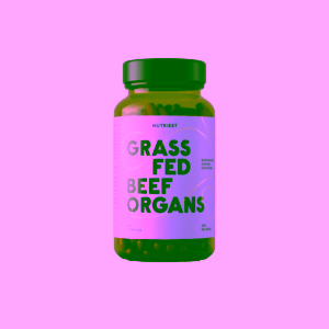 Nutriest Grass Fed Desiccated Beef Organ Complex Hovězí orgánový komplex