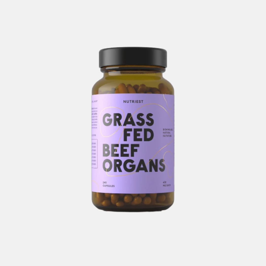 Nutriest Grass Fed Desiccated Beef Organ Complex Hovězí orgánový komplex