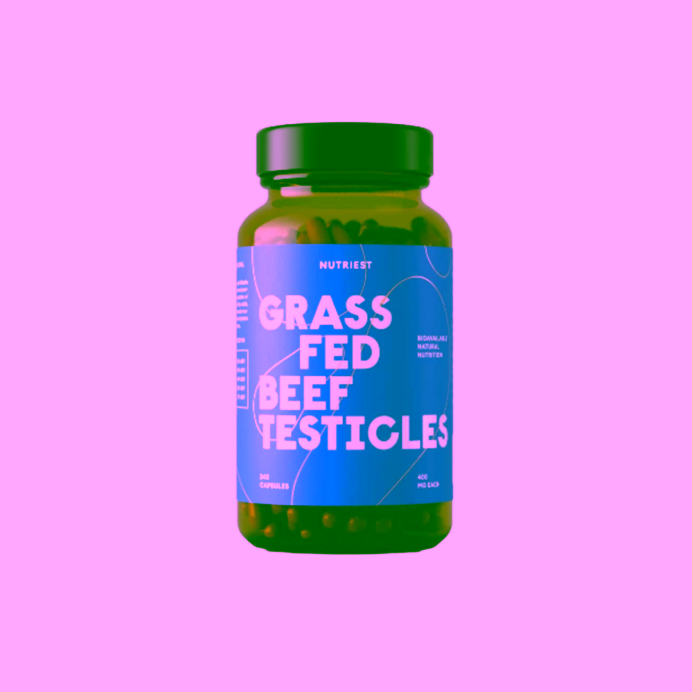 Nutriest Grass Fed Desiccated Beef Testicles Hovězí varlata