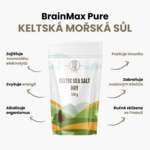 BrainMax Pure Celtic Sea Salt Dry Keltská mořská sůl suchá