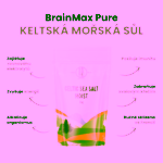 BrainMax Pure Celtic Sea Salt Moist Keltská mořská sůl vlhká