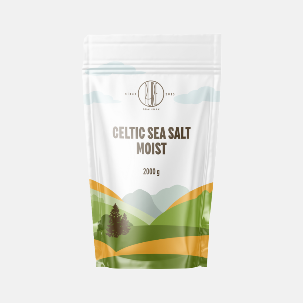 BrainMax Pure Celtic Sea Salt Moist Keltská mořská sůl vlhká