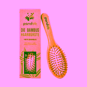 Pandoo Bambusový kartáč na vlasy s přírodními štětinami