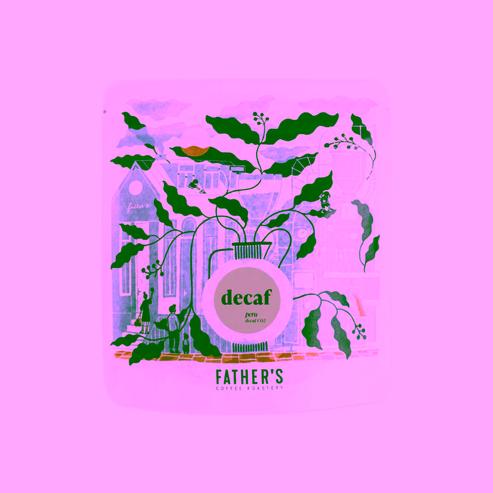 Father's Coffee Decaf Peru Dulces Suenos na espresso