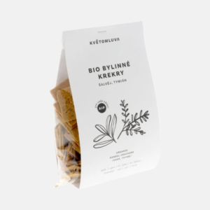 Květomluva Bio bylinné krekry AIP šalvěj, tymián